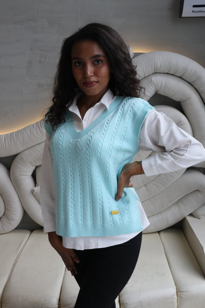Cloudy Knit Vest