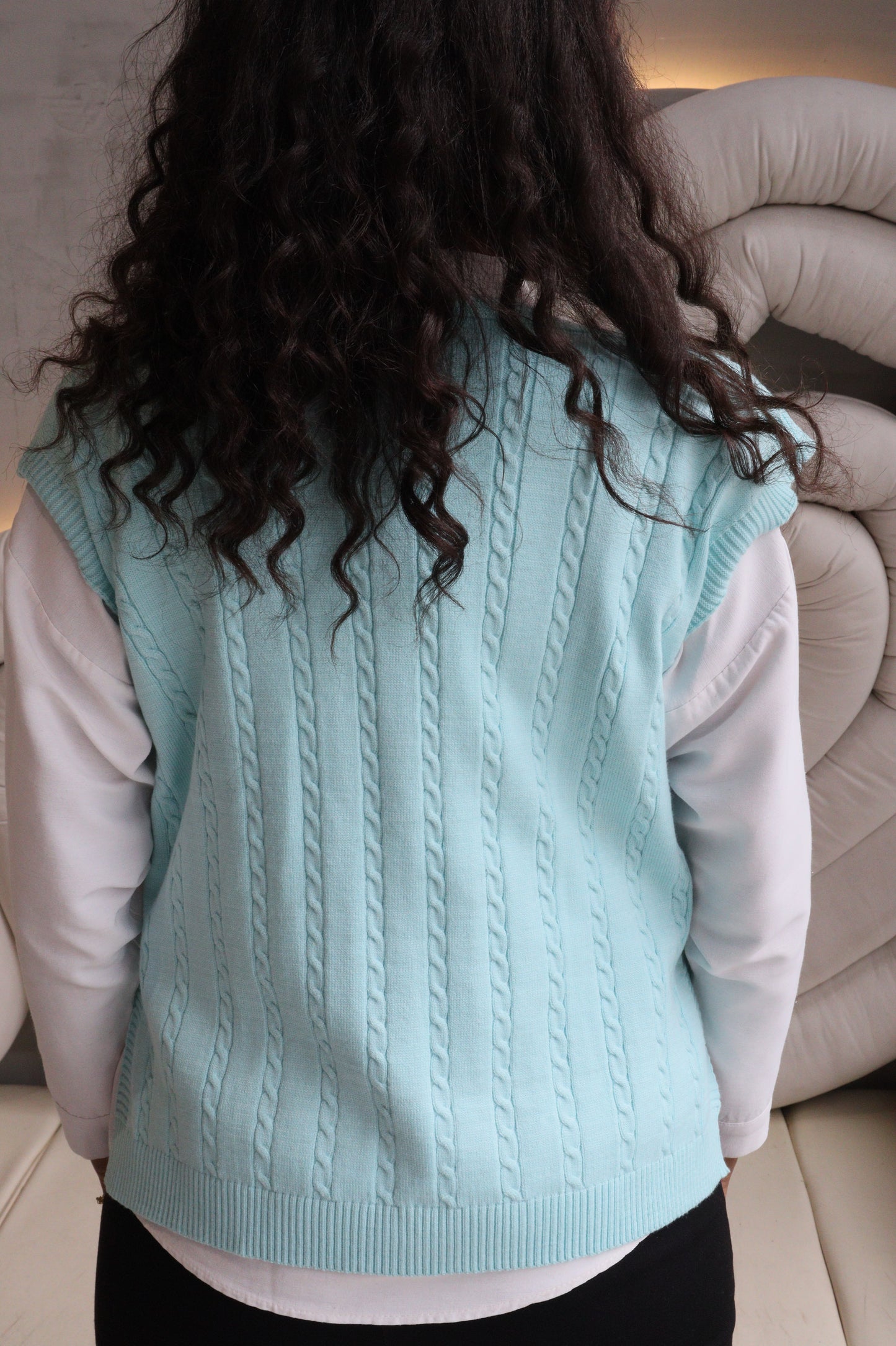 Cloudy Knit Vest
