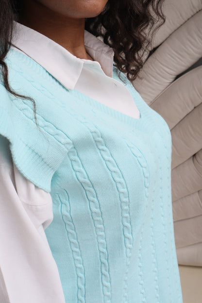 Cloudy Knit Vest